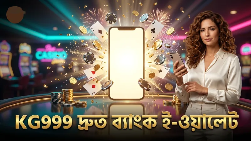 KG999-এর ব্যাংক ও ই-ওয়ালেটস সিস্টেম দ্রুত এবং নিরাপদ
