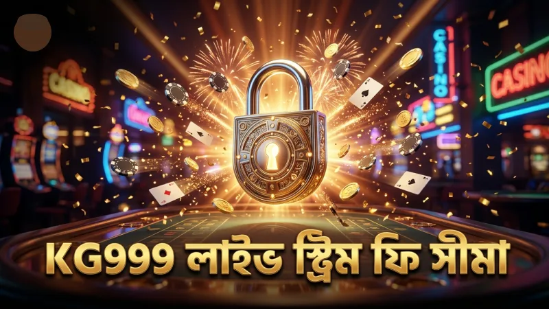 KG999 এর লাইভ স্ট্রিম ফি ও সীমা স্পষ্টভাবে দেখায়