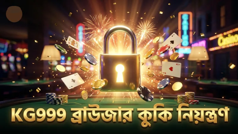 ব্রাউজারে কুকি পলিসি নিয়ন্ত্রণে KG999 প্ল্যাটফর্মের ভূমিকা স্পষ্ট।