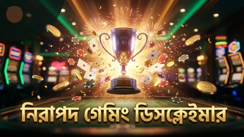 নিরাপদ ও দায়িত্বশীল গেমিং নিশ্চিত করতে ডিসক্লেইমার গুরুত্ব দিন