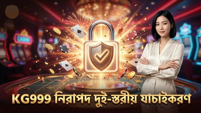 দুই-স্তরীয় যাচাইকরণ KG999 অ্যাকাউন্টকে অতিরিক্ত সুরক্ষা দেয়।