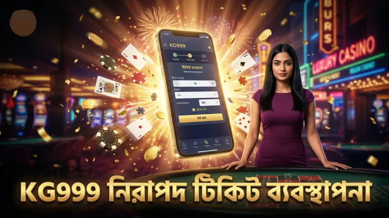 মেগা বল খেলায় KG999 এর নিরাপদ ও দ্রুত টিকিট ব্যবস্থাপনা।