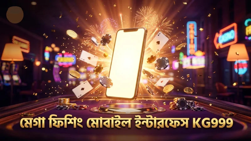 মেগা ফিশিং মোবাইল ইন্টারফেসে সহজ নেভিগেশন