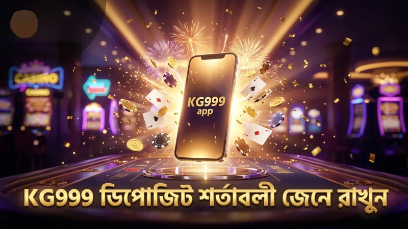 ডিপোজিট ও উইথড্রয়াল সময়ে KG999 শর্তাবলী গুরুত্বপূর্ণ।