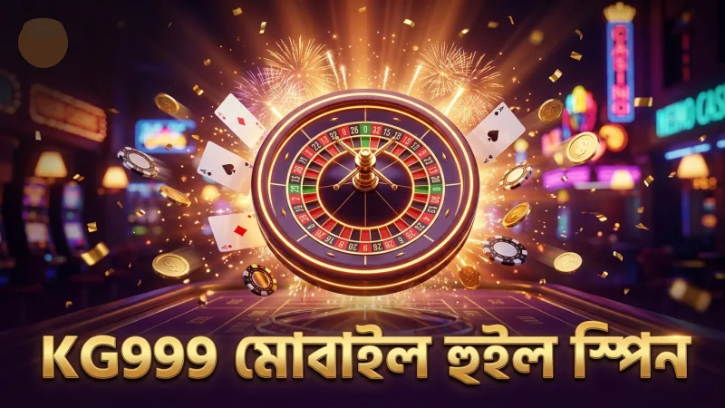 KG999 মোবাইলে হুইল অফ ফরচুন চাকা স্পিনের দৃশ্য